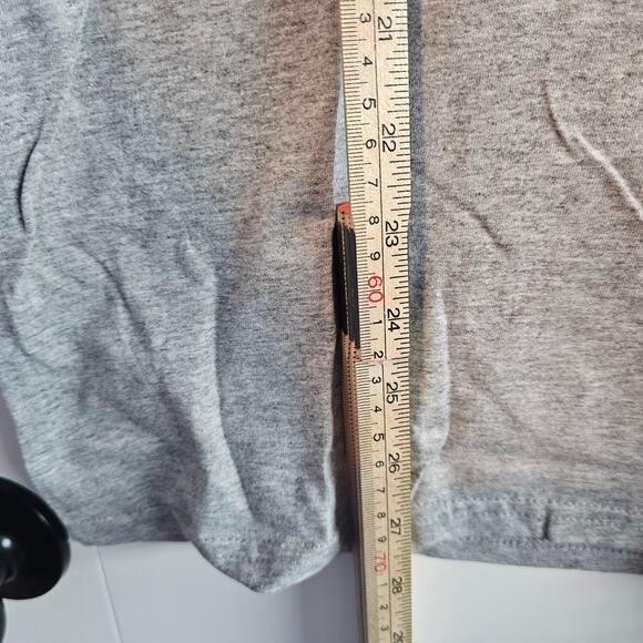 Oklahoma University OU T-Shirt Med Grey Red Only One Horns Down  Boomer Sooners - Picture 6 of 7